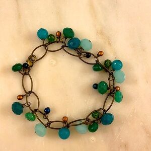 Green Beaded Bracelet